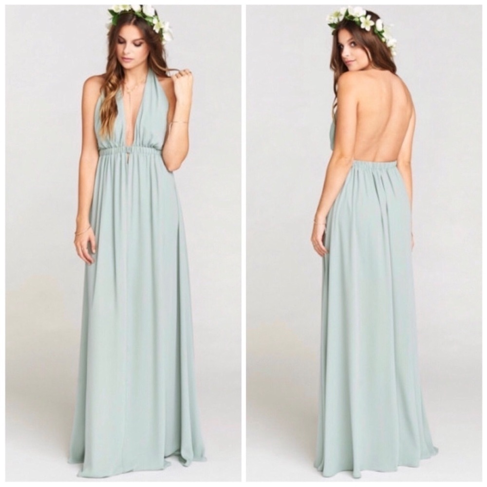 SHOW ME YOUR MUMU Luna Halter Dress‎ large